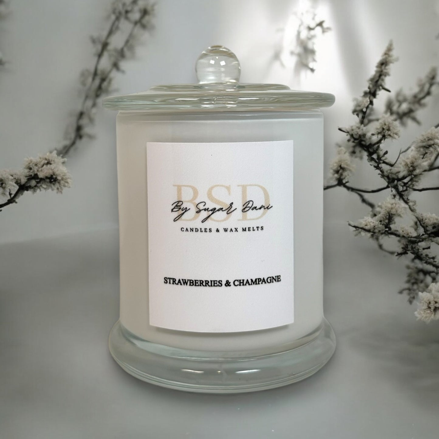 Strawberries & Champagne 400ml Candle