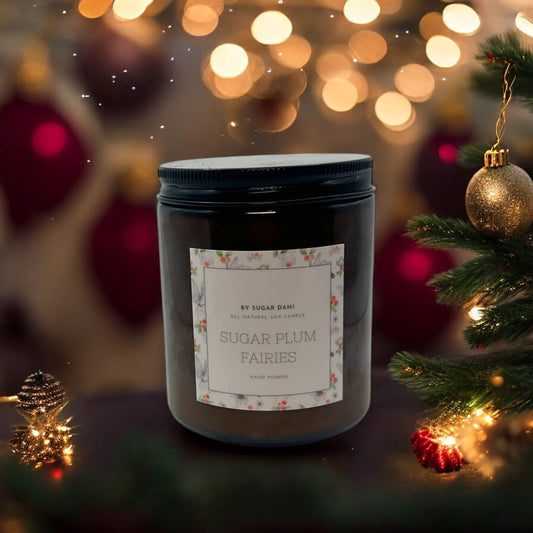 Sugar Plum Fairies 180g christmas candle