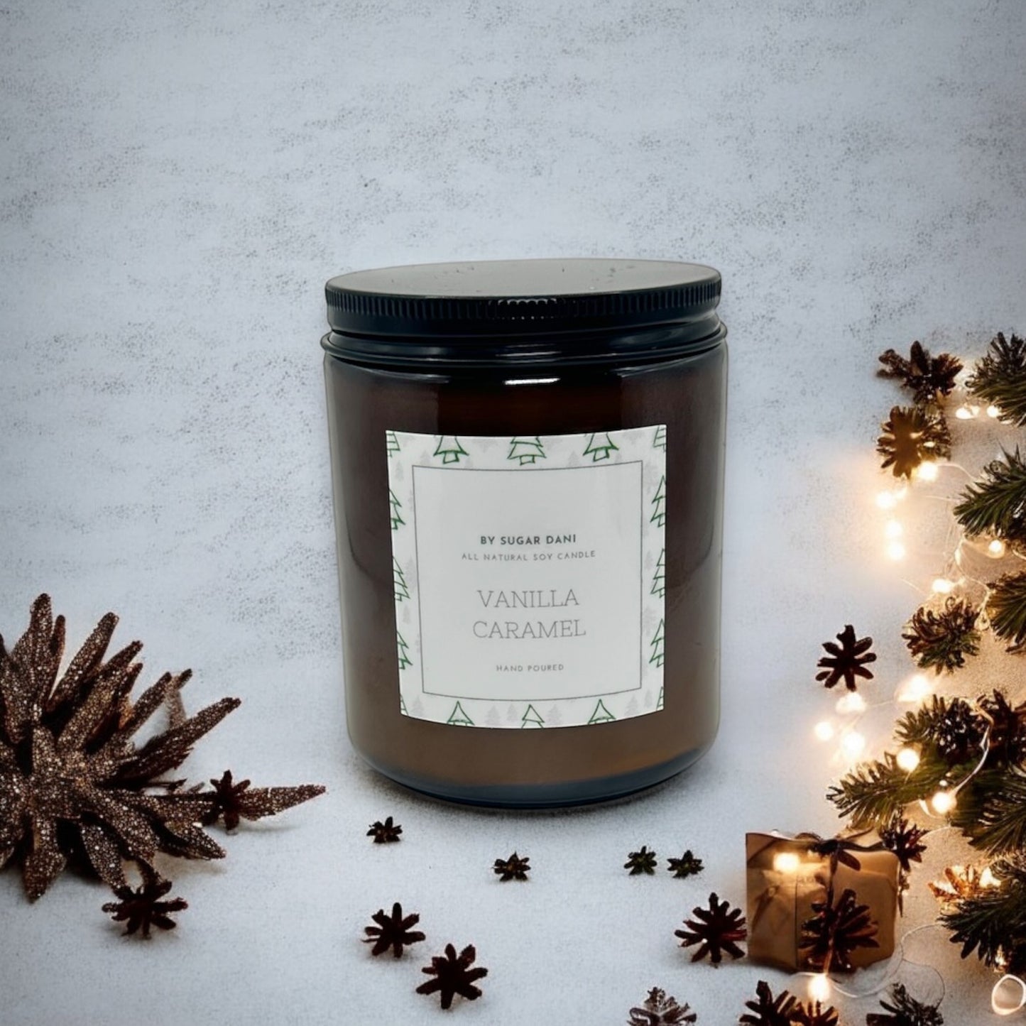 Vanilla caramel 180g candle - Christmas edition