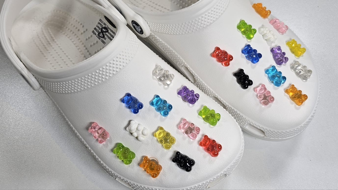 GUMMY BEAR CROC CHARMS